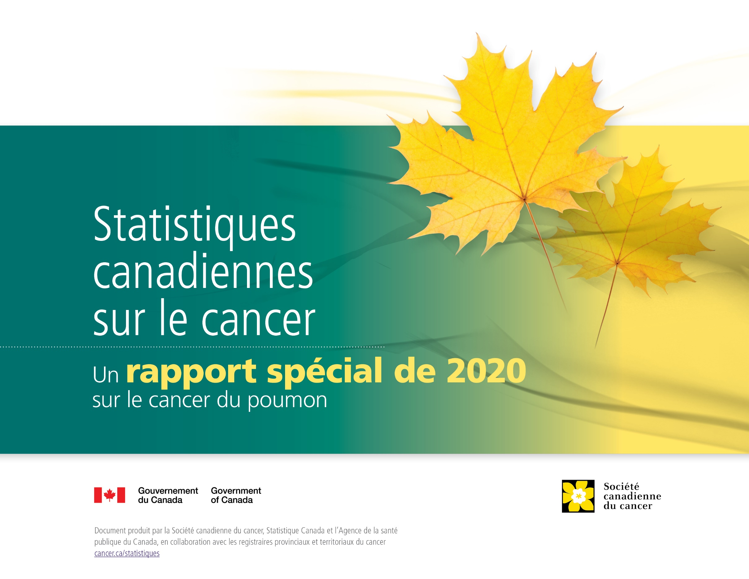 Statistiques canadiennes sur le cancer : Un rapport spécial de 2020 sur le cancer du poumon