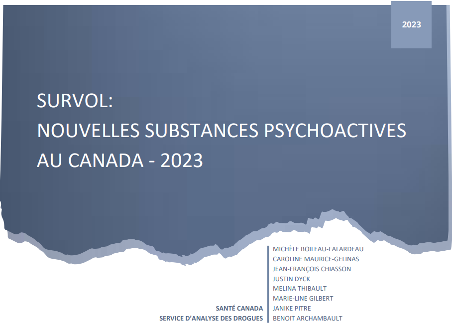 Survol : Nouvelles substances psychoactives au Canada - 2022