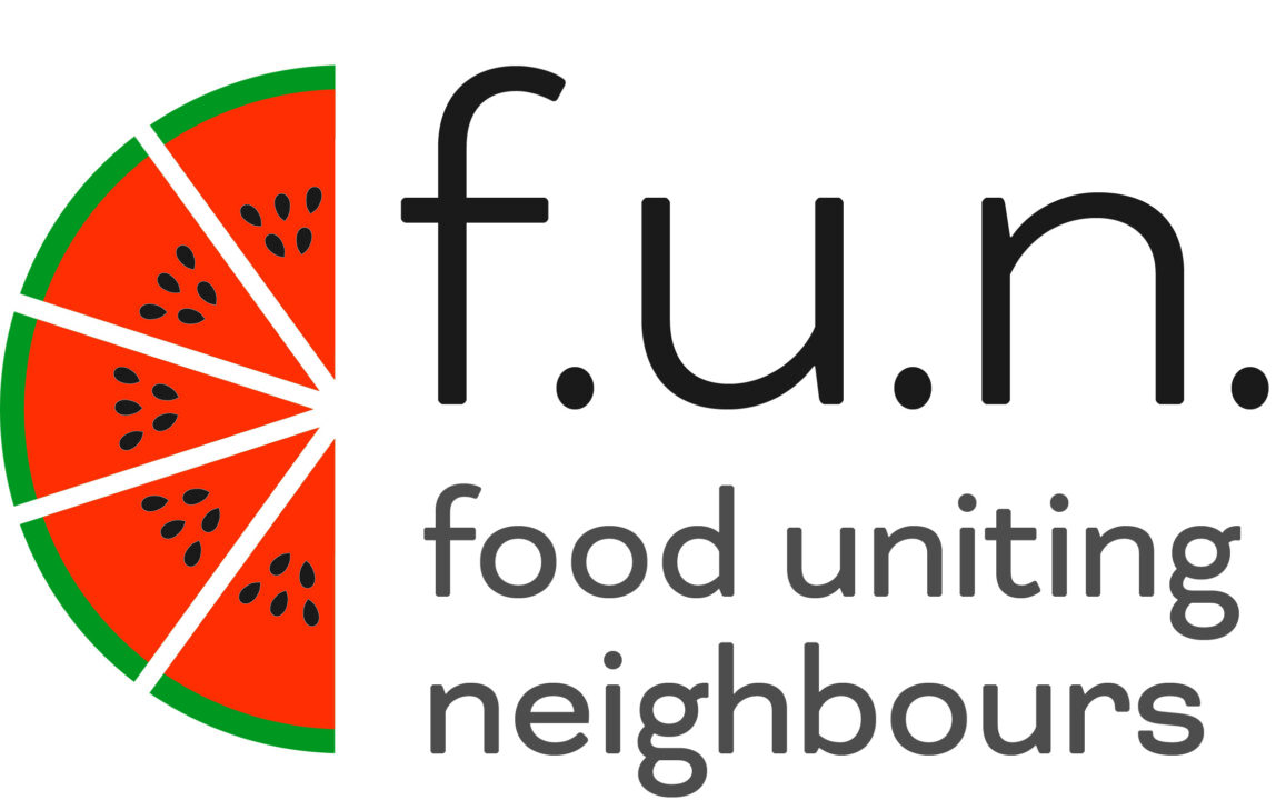 Food uniting neighbours (f.u.n.) logo