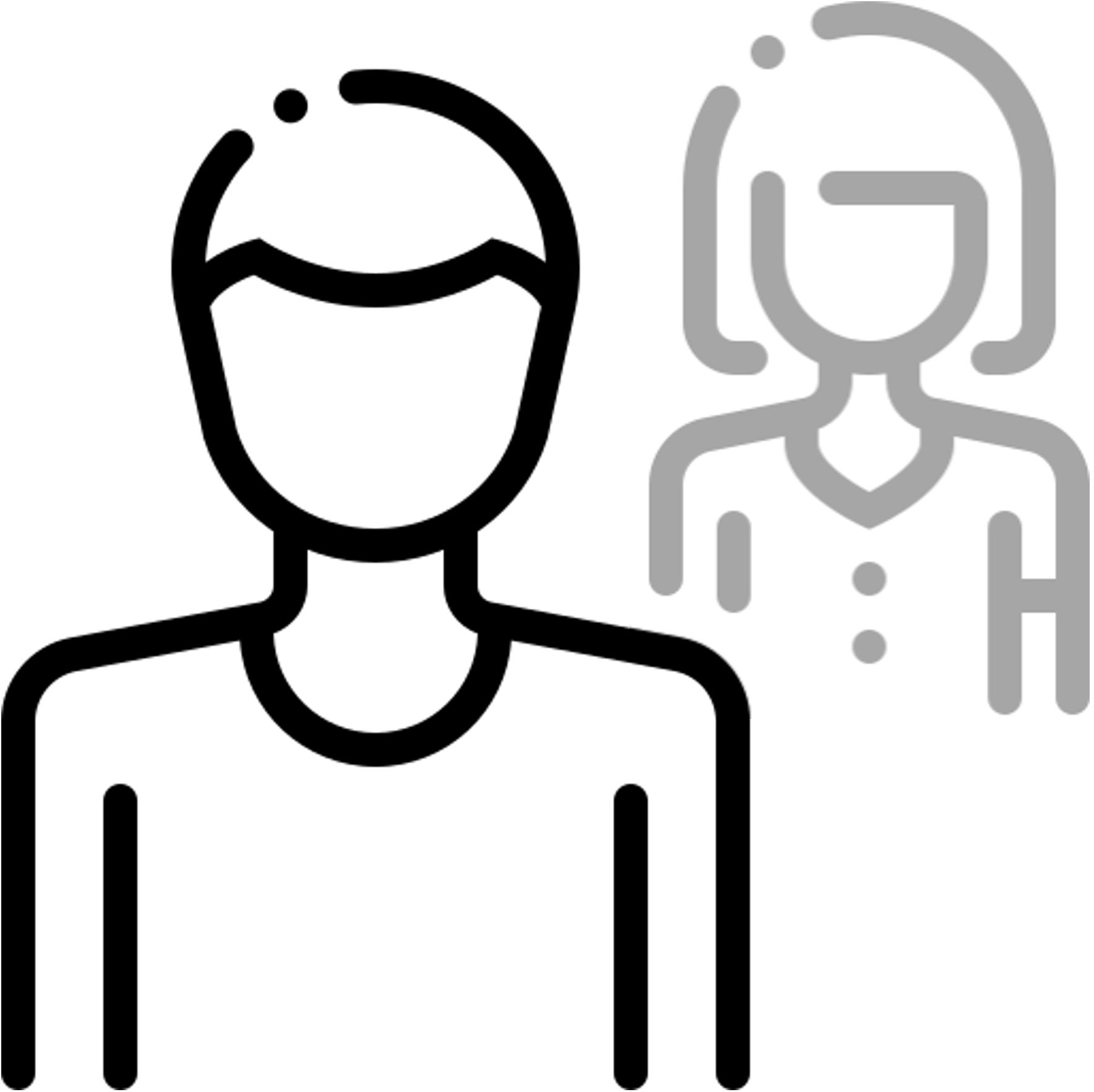 Images d'un homme et d'une femme.